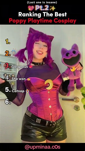 Ranking The Best Poppy Playtime Cosplay 💖✨ (Part 2) #shortsviral