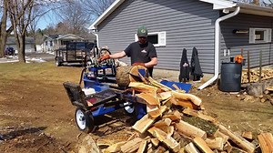 33K views · 43 shares | Check out how fast you can split fireplace...