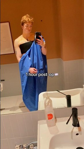 Day 1 - 6 months post-op top surgery🏳️‍⚧️ #ftm #transgender