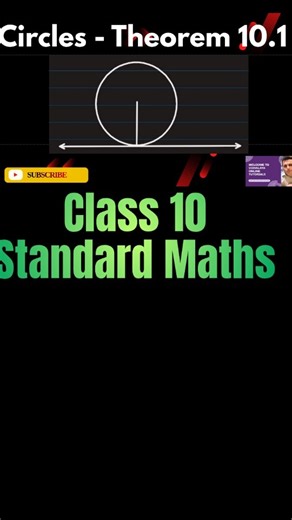 Vishal Arora | Circles | Theorem 10.1 | PYQ | Important Theorem | NCERT #class10maths #circlesclass10 #mostimportanttheorem #pyq #mathsreels Circles... | Instagram