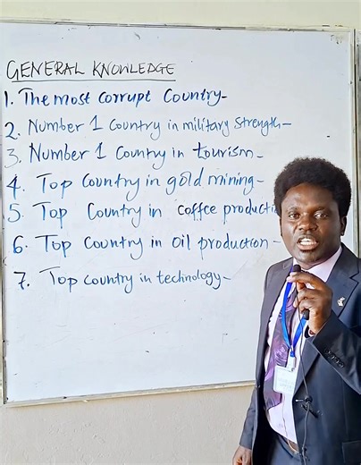 General Knowledge. Know your world! YouTube: Mwalimu Arabu Adede. #generalknowledge #best #richest #knowledge #trendingvideo