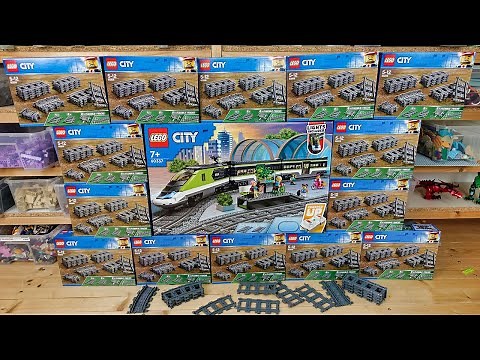 Unboxing and Building the LEGO® City 60337 Express Train on a 25m Track!