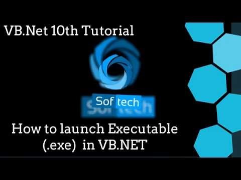 Visual Basic .NET Tutorial 10 - How to open File or .EXE file in Visual Basic
