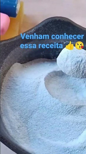 sabão em pó caseiro muito fácil de fazer.