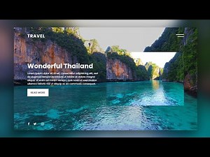 Responsive Website Landing Page Design Using Html and CSS | Responsive Web Design Tutorial