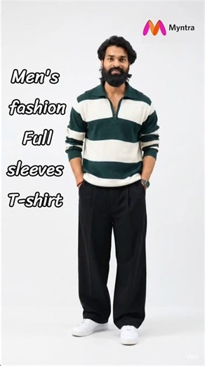 Best Full Sleeves T-Shirts for Men | Myntra Fashion Finds #myntra #fullsleeves #tshirt #clothes