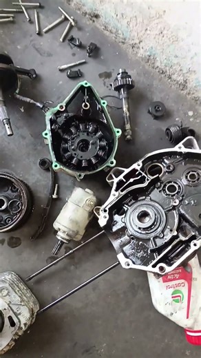 ful engine repair Super Splendor#hero #automobile #shortvideo