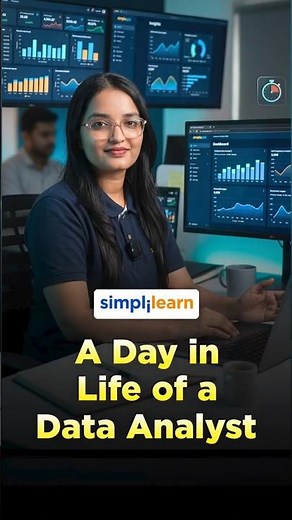 Day in the Life Of A Data Analyst | Data Cleaning To Visualization Workflow | #Shorts | #Simplilearn