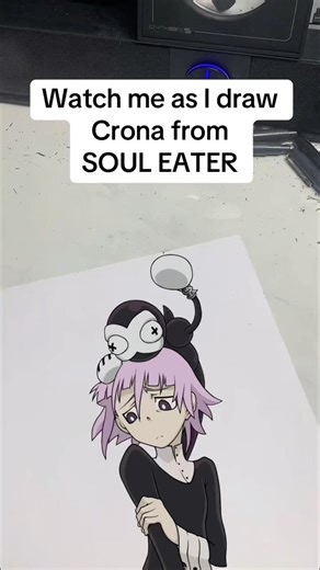 Watch Me Draw Crona | Soul Eater #animeeart #drawing #souleater #crona