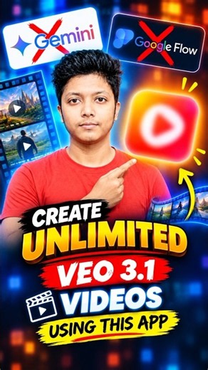 Create Unlimited Veo 3.1 Videos FREE 🤯 #shorts