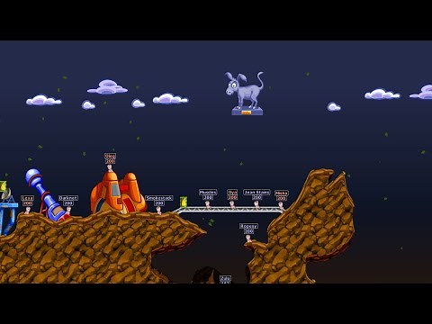 Worms World Party Remastered - Gameplay (PC/UHD)