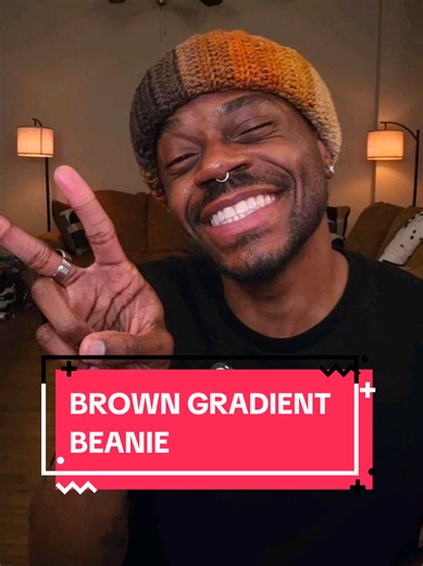 Scott Beanie by Xinecrochets Using Red Heart Latte Stripe Yarn