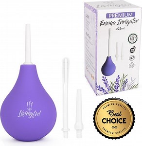 Livingful Premium Enema Irrigator 225ml • Klysma Set • Enema Kit • Anal Shower... | bol.com