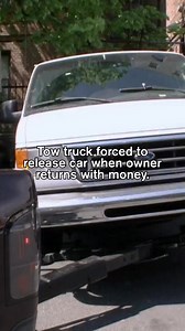 The tow truck's ready to roll — until the driver shows up with money just in time. #ParkingWars | Parking Wars