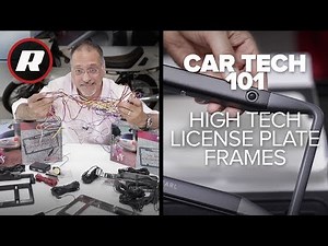 These high tech license plate frames smarten up the rump of your car with backup cameras and sensors