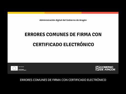 Ciudadanos: errores comunes al firmar con certificado electrónico