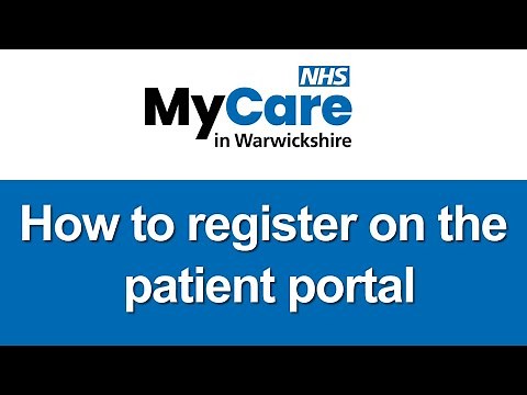 How to register on the patient portal