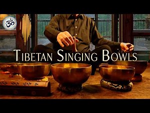 Tibetan Singing Bowls in the Rain | Deep Healing Frequencies | Raise Positive Energy