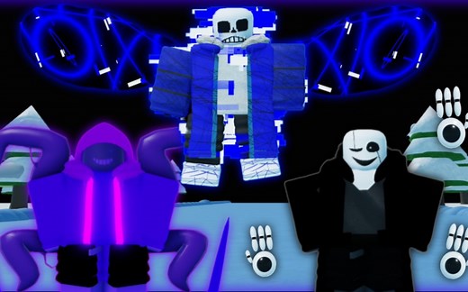 UT Advanced Soul Ops Boss Rush 蝴蝶 404 & NightDust & W.D. Gaster [???/技能展示/实战]
