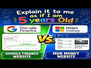 Google Finance Website Vs. MSN Money Website #googlefinance #msnmoney #google #microsoft