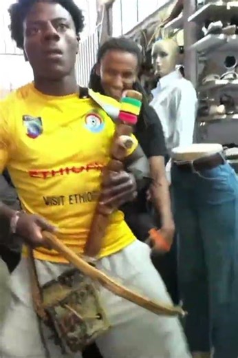 ‪@IShowSpeed‬ playing Ethiopian Traditional Musical Instrument
