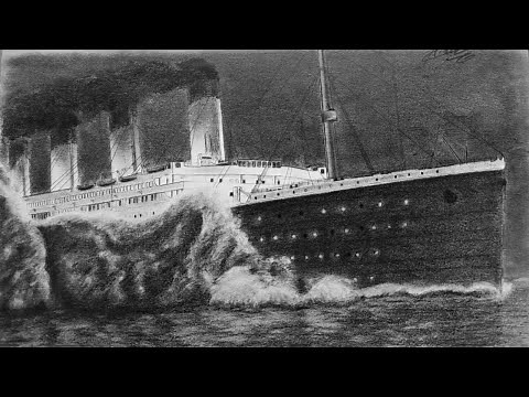 DRAWING TITANIC HITTING THE ICEBERG | 109th anniversary
