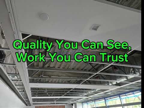 Standard 15/16 Drop Ceiling Grid Installation #dropceiling