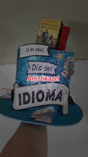Sombrero Decorado Día del Idioma Español