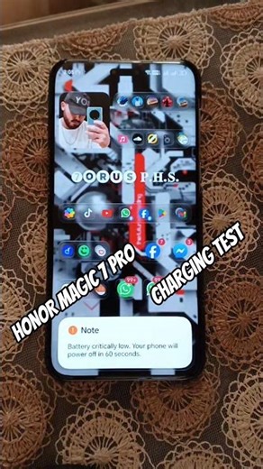 HONOR MAGIC 7 Pro Full charging Test (0%_100%) !! 100W🔥