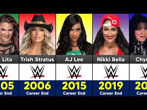 Best WWE Female Wrestlers Retired in Every Year 1956 - 2025 😭💔