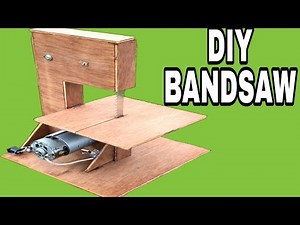 how to make a mini bandsaw at home