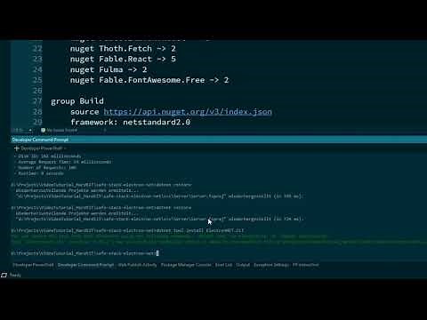 F# - How to build an Electron Desktop App with the F# SAFE Stack and the ElectronNET-Project
