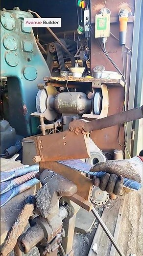 Homemade metal cutting process -Good tools and machines make work easier