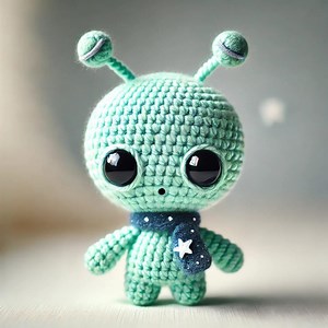 Cute Alien Crochet Pattern PDF - Beginner Friendly DIY Gift - Amigurumi Alien Doll Pattern - Etsy