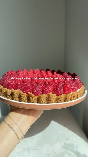 raspberry lemon tart!