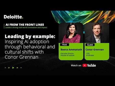 Leading by example: Inspiring AI adoption through behavioral and cultural shifts with Conor Grennan