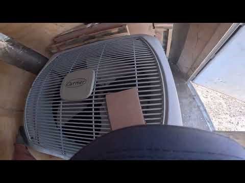 Picking up a 3 ton A C unit for scrapping.