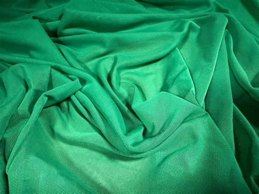 Power Mesh Net Stretch Spandex Fabric, per Metre - Plain - Shamrock Green - Etsy