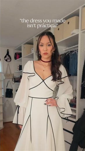 so you DON'T wear gowns around your house for fun?? #sewingpatterns #sewingtutorial #sewing