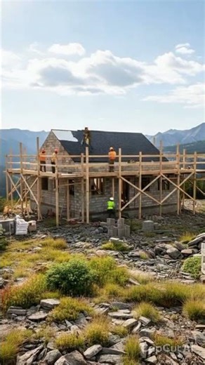 Building a Dream House on the Mountain | Step by Step Transformation #diytip #askthisoldhouse #hous