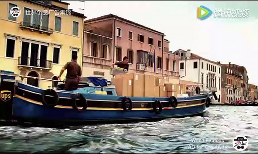 创意广告之著名UPS快速公司的英文版理念广告