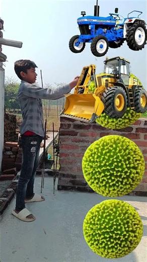 Rounding full green kadam to Alto, Rollar, Jcb & Tractor - Vehicles names magic video