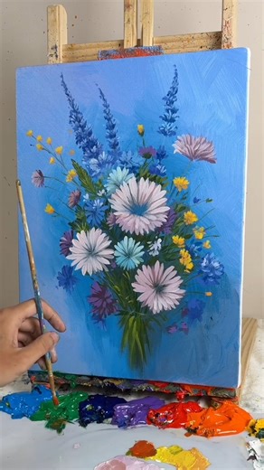 9.1K views · 133 reactions | Easy Ideas Painting | Simple ART | Facebook