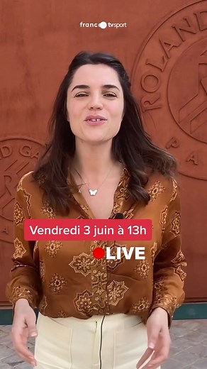 🟠 LIVE #RolandGarros 🎾 On sera avec vous juste avant les 1/2 finales (H) à partir de 13h !! #sportstiktok #tiktoksports #tennis