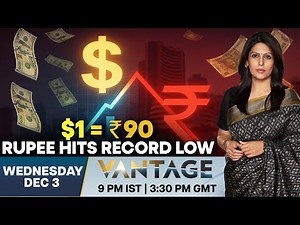 LIVE: Indian Rupee Hits Record Low Despite Robust Economic Growth | Vantage with Palki Sharma | N18L