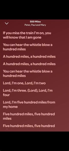500 Miles lyrics: viral Spotify lyric breakdown