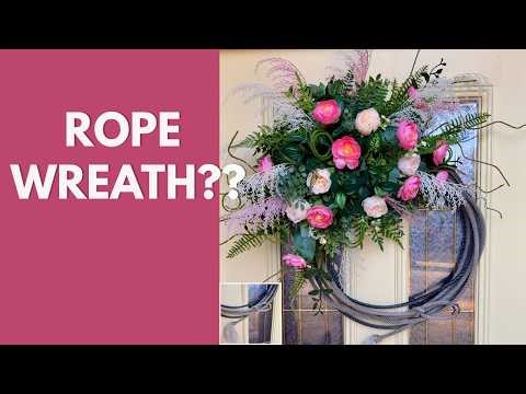 DIY Lariat Rope Wreath Tutorial | Western Wreath for Front Door Decor #2026 #diy #flowers #handmade
