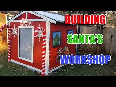 How To Build Santa's Workshop: Large Christmas props