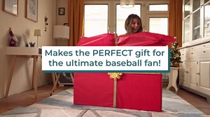 Baseball Stadium Map with Pins – Push Pin Baseball Travel Tracker Canvas – Personalized Ballpark Decor – Silver Float Frame – 24" x 36"