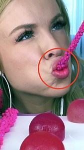 101K views · 1.4K reactions | Picked fresh off a nerd rope tree   . . . . . . . #asmr #asmrsounds #hunnibeeasmr #satisfying #satisfyingvideo #eating #eatingasmr #trending #foryou #foryoupage #shorts #reels #viral #explorepage #hunnibee | HunniBee ASMR | Facebook